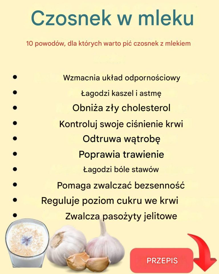 Korzyści zdrowotne mleka czosnkowego