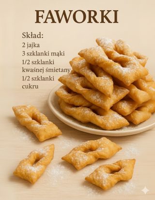To, co najbardziej pomaga przy faworkach, żeby nie chłonęły tłuszczu, to kilka prostych technik — stosowanych od lat w domowych kuchniach. Przepis w komentarzach