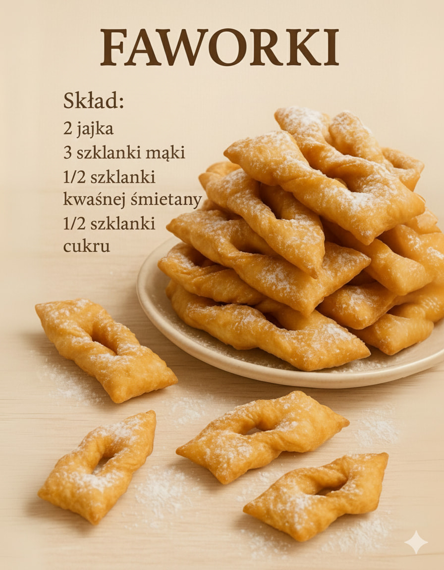 To, co najbardziej pomaga przy faworkach, żeby nie chłonęły tłuszczu, to kilka prostych technik — stosowanych od lat w domowych kuchniach. Przepis w komentarzach