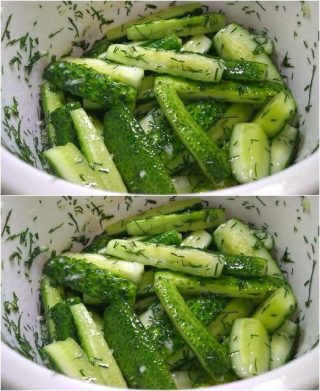 Lekko solone ogórki „Minute”. Mój mąż prosi tylko o ten przepis