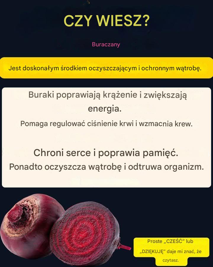 Korzyści zdrowotne buraków