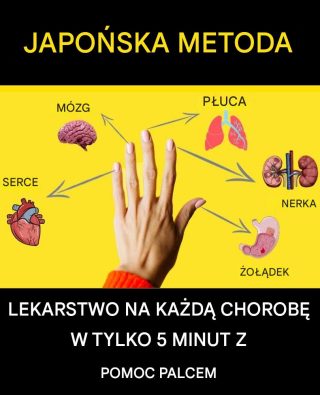 Metoda japońska – Podobno można wyleczyć każdą chorobę w zaledwie 5 minut za pomocą palców.