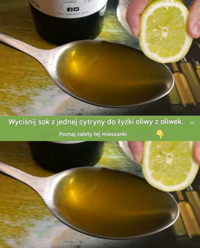 Wyciśnij sok z cytryny do łyżki oliwy z oliwek – Oto zalety tej mieszanki