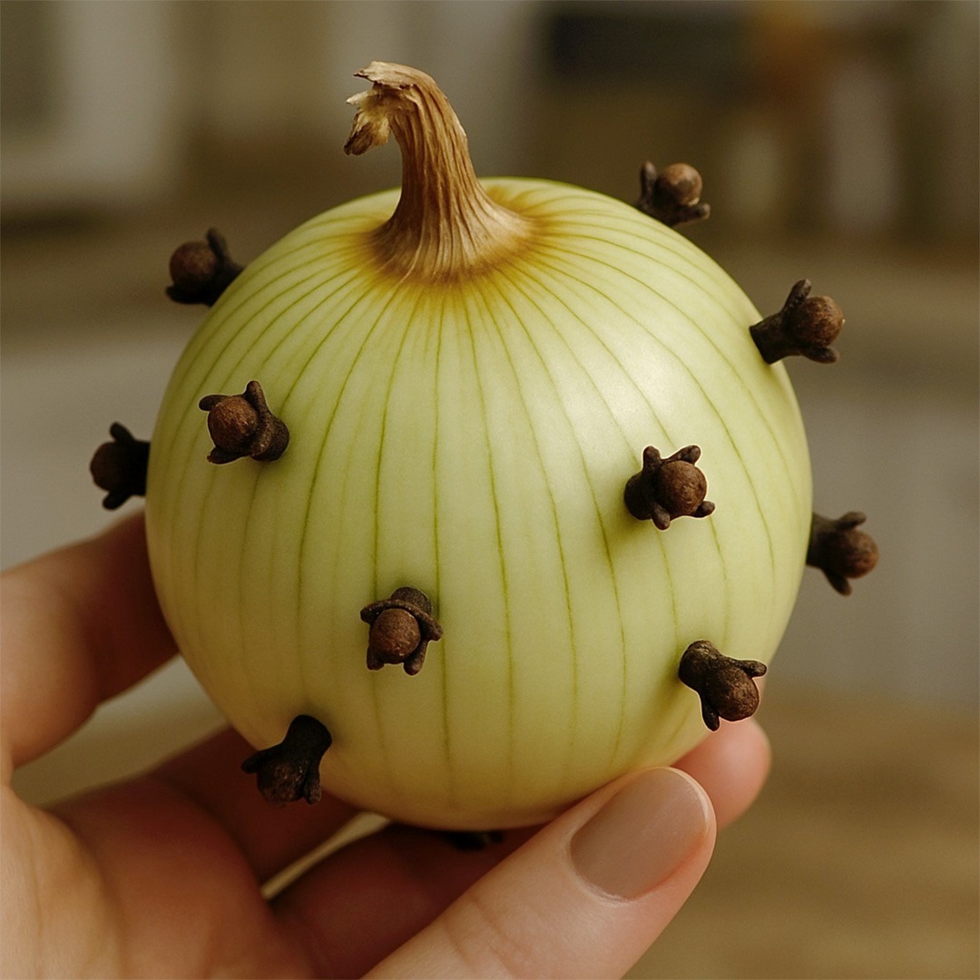 Dlaczego moja babcia wbijała goździki w cebulę?