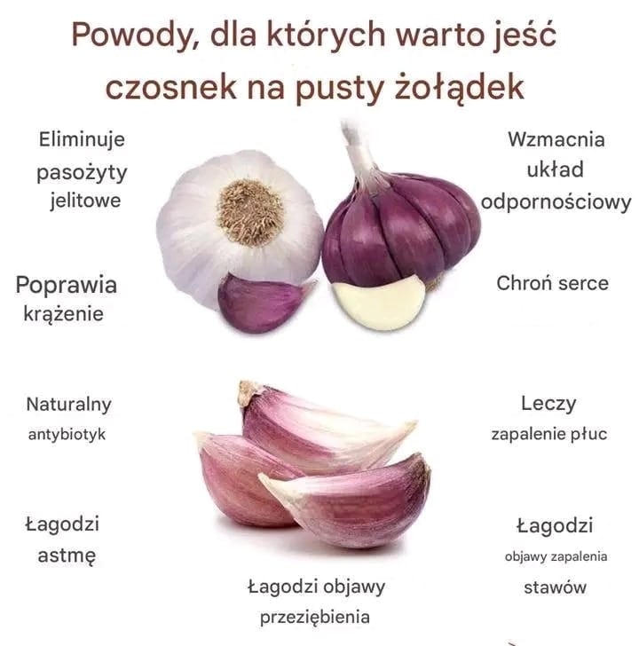 Jedz czosnek na pusty żołądek: potężny naturalny środek na Twoje zdrowie