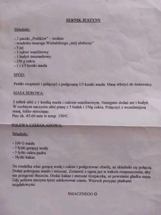 Pyszny, polecam Przepis w pierwszym komentarzu