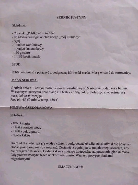 Pyszny, polecam Przepis w pierwszym komentarzu