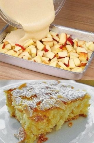 Ciasto jabłkowe z budyniem waniliowym pieczone w 10 minut szczypta soli 300 g 2 opakowania proszku budyniowego waniliowego
